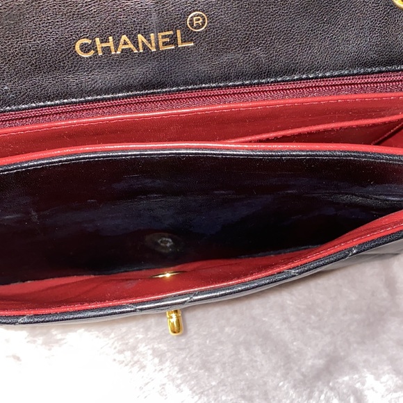 🔥🔥🔥Authentic Vintage Chanel Single Flap Shoulder Bag - Picture 15 of 16